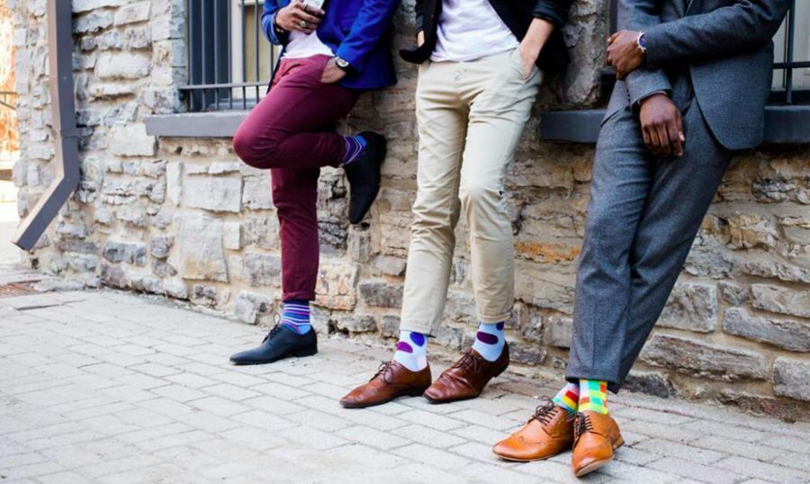 Mens Kyso socks, image taken from Instagram feed - African Fashion Toronto