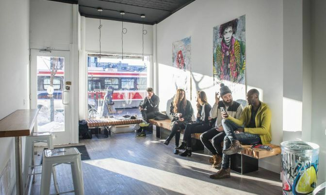 Inside Hopper Cafe